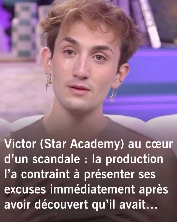 « Avec les hommes, ça ne marche pas » : Victor fait des révélations sur les coulisses de la Star academy