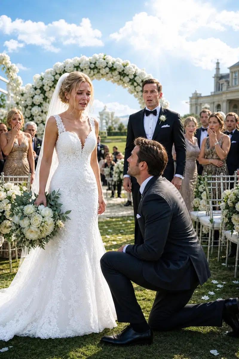 Mon fiancé m'a abandonnée à l'autel parce que j'étais pauvre — puis son frère s'est agenouillé, a dévoilé son cœur cruel et a tout changé devant tous les invités choqués…