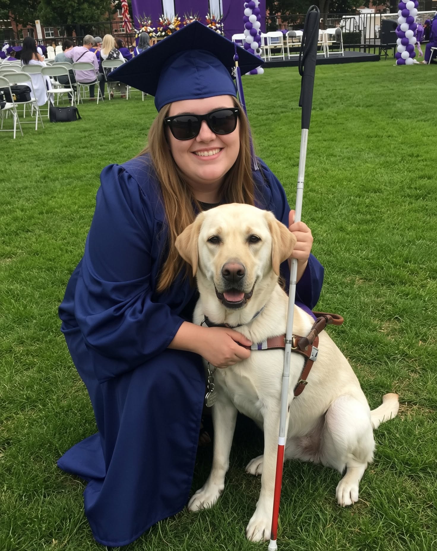 À la remise des diplômes, le chien guide de ma fille aveugle s'est mis à aboyer sur un homme. J'ai levé les yeux et, en voyant qui se tenait devant moi, j'ai flanché.
