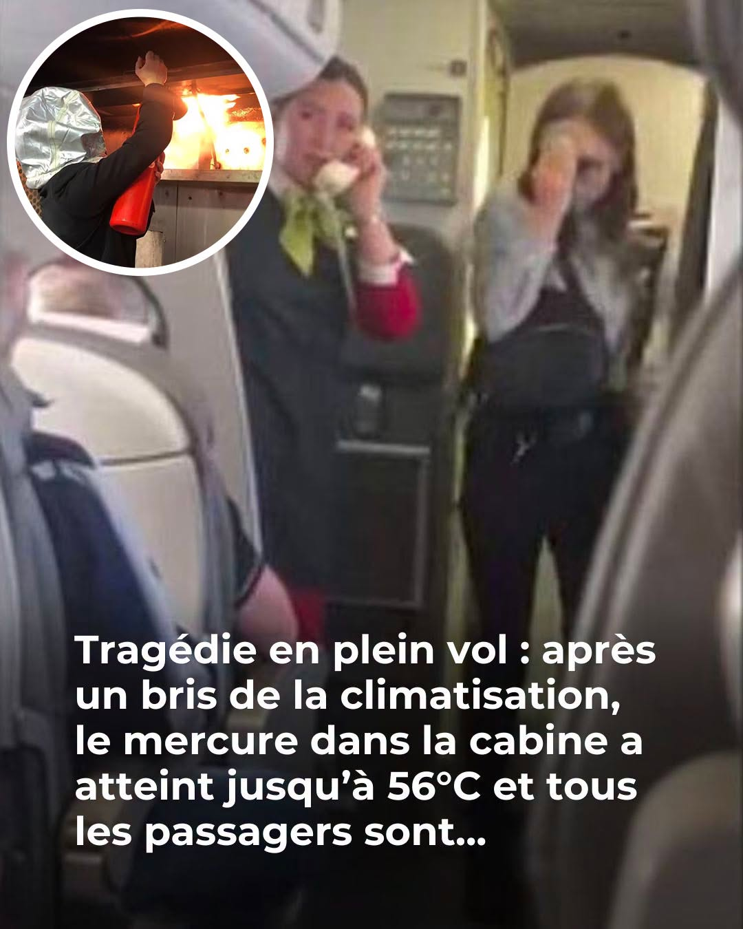 😨 2 heures ont suffi pour que tous les passagers de ce vol soient malheureusement...😢💔