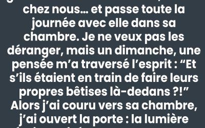 J’ai ouvert la porte de ma fille adolescente — et je suis resté sous le choc en découvrant ce qu’elle faisait.
