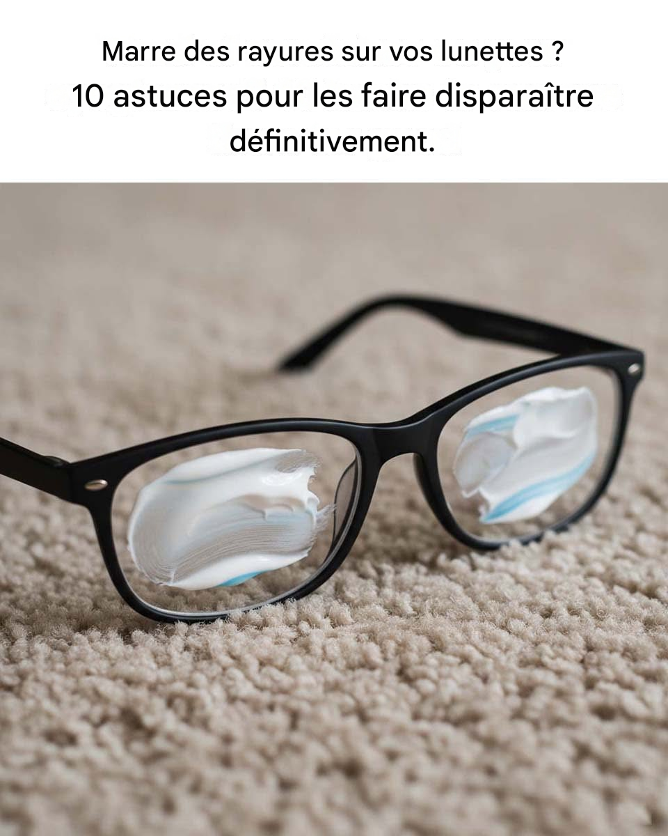 10 astuces simples pour faire disparaître définitivement les rayures sur vos lunettes
