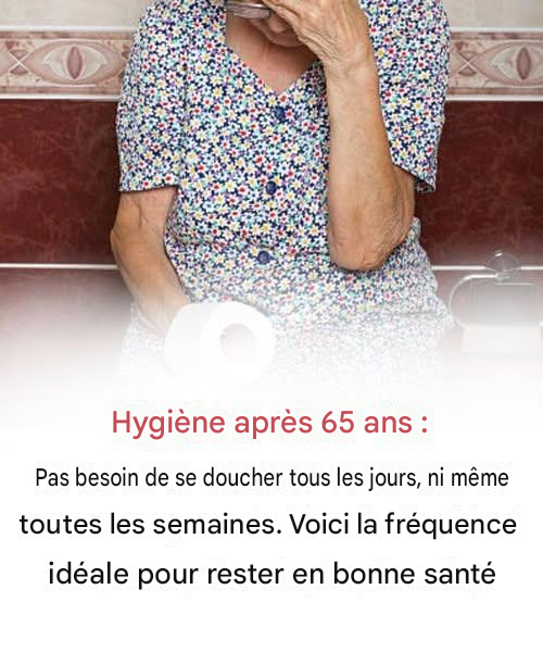 Pourquoi les douches quotidiennes après 65 ans peuvent être plus néfastes que bénéfiques