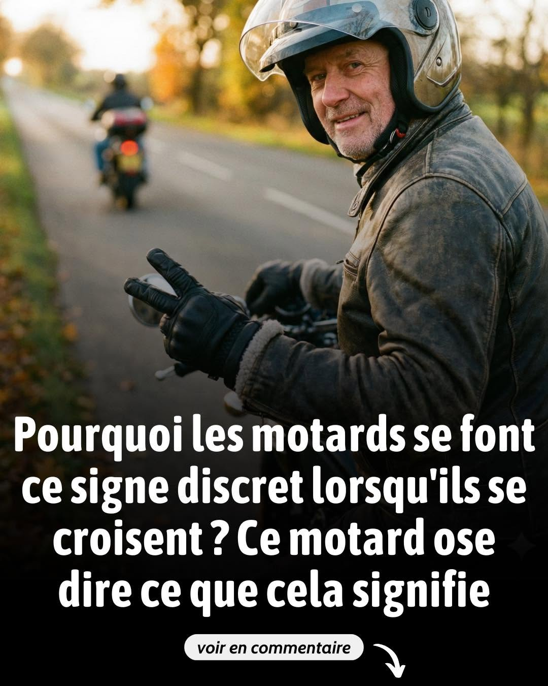 Pourquoi les motards se font ce signe discret lorsqu’ils se croisent sur la route ?