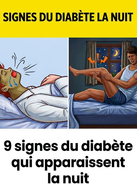 9 symptômes du diabète qui se manifestent pendant la nuit