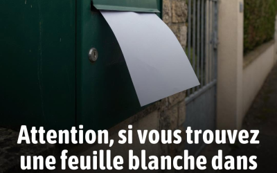 Attention, soyez vigilant !