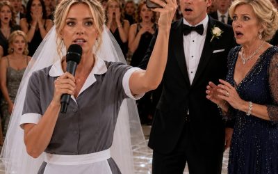 Ma belle-mère a caché ma robe de mariée et m'a laissé un uniforme de bonne avec un mot qui disait : « Reste à ta place » ; devant 200 invités, j'ai porté cette tenue, j'ai tenu la main de mon père et j'ai remonté l'allée sans pleurer, révélant un secret qui allait ruiner leur vie à jamais.
