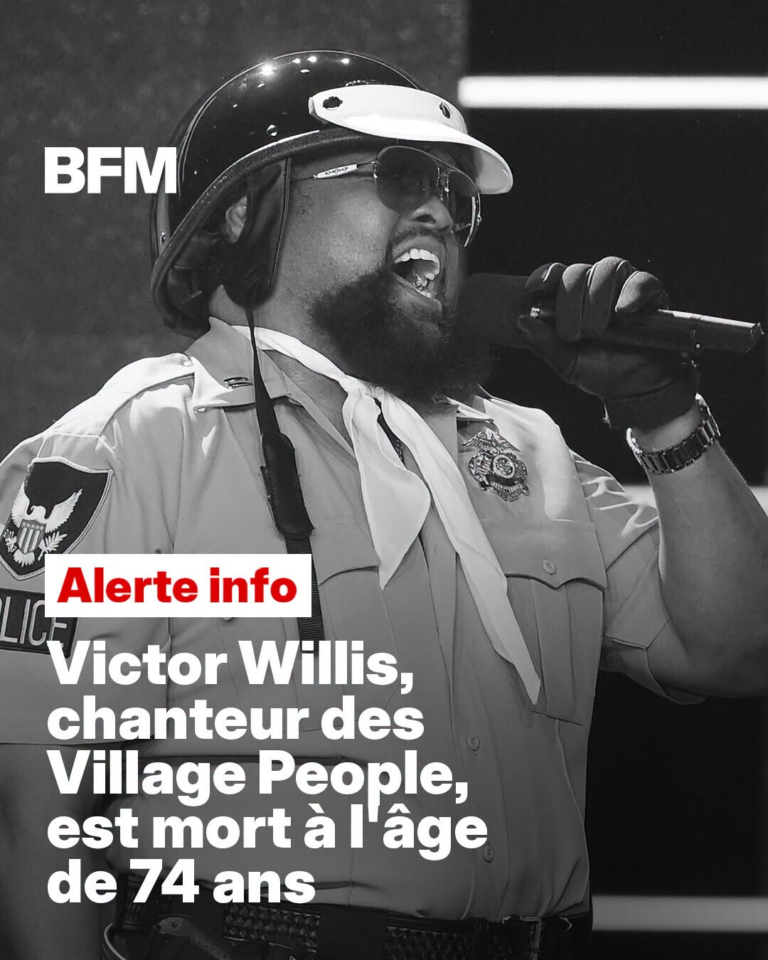 Victor Willis, leader des Village People, est mort à l'âge de 74 ans