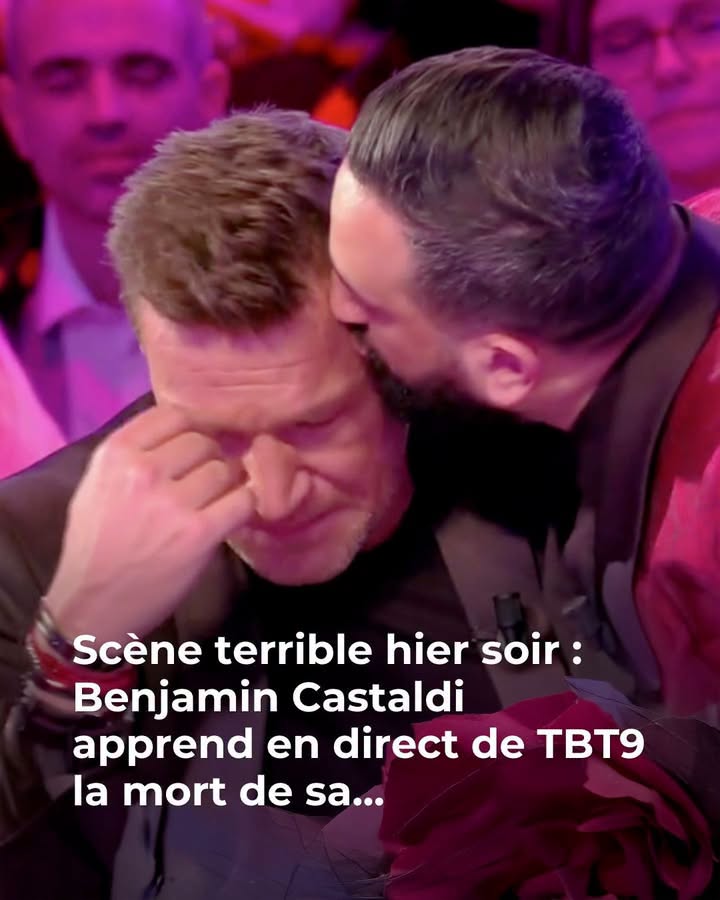 "C'est tragique, c'est terrible" : Benjamin Castaldi en larmes, il réagit en direct à l'annonce de la mort de Loana