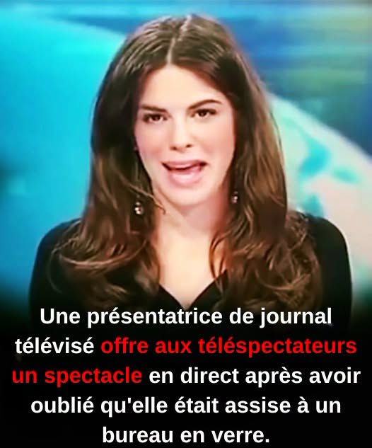 Une présentatrice victime d'un gros incident en plein journal