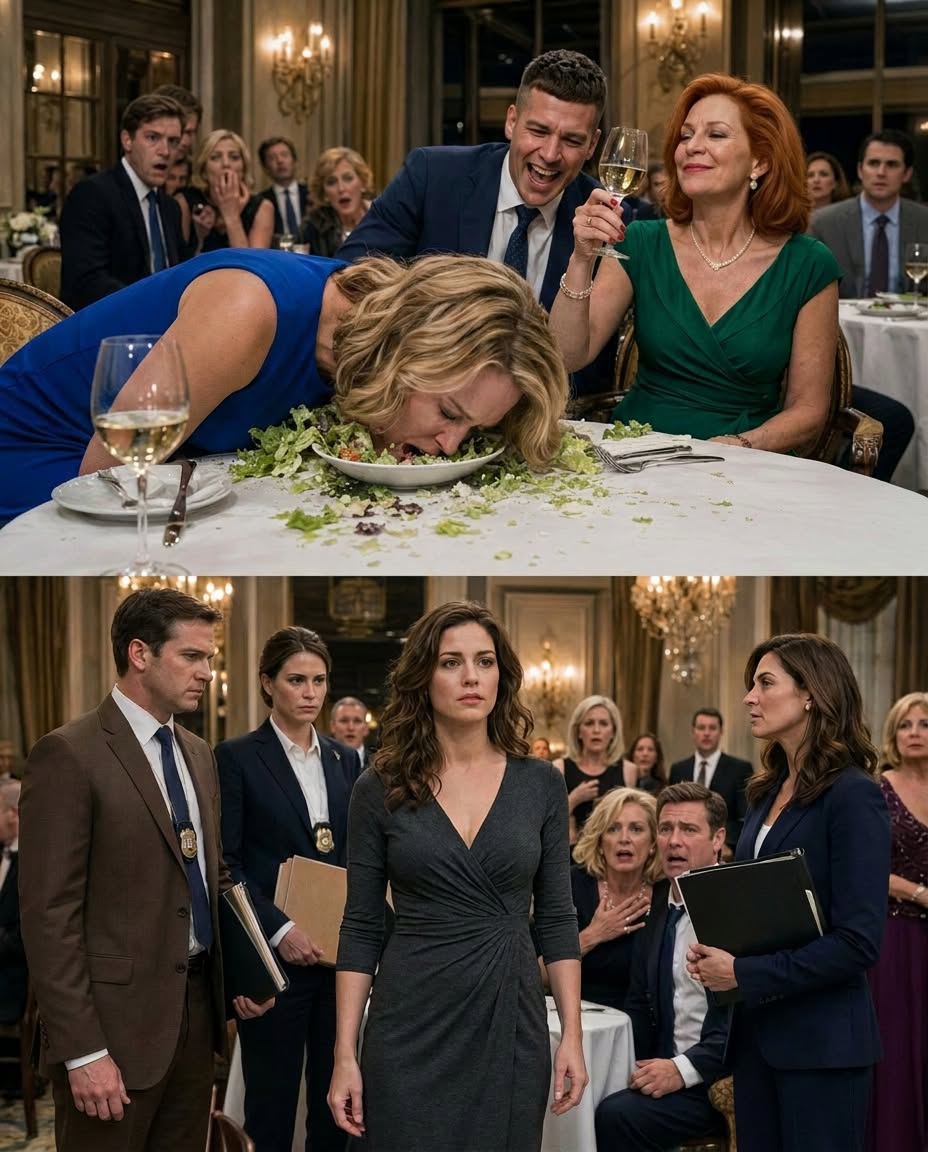 J'essayais à peine de survivre au dîner quand ma belle-mère a donné un coup de pied dans ma chaise, me faisant atterrir le visage en plein dans ma salade. « Oh ma chérie, la prochaine fois, tiens-toi plus droite », a-t-elle dit, tandis que mon mari riait aux éclats, comme si c'était la chose la plus drôle qu'il ait jamais vue.