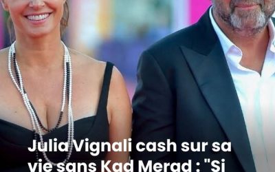 Kad Merad surprend sa compagne Julia Vignali sur le plateau d'Affaire conclue