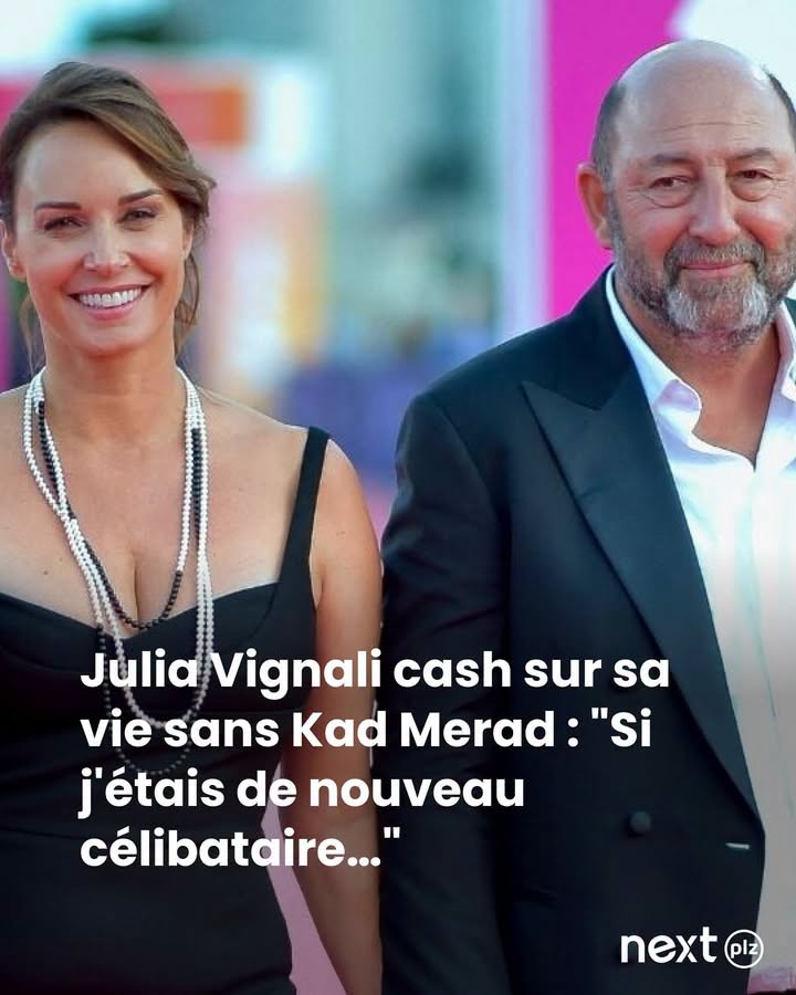 Kad Merad surprend sa compagne Julia Vignali sur le plateau d'Affaire conclue