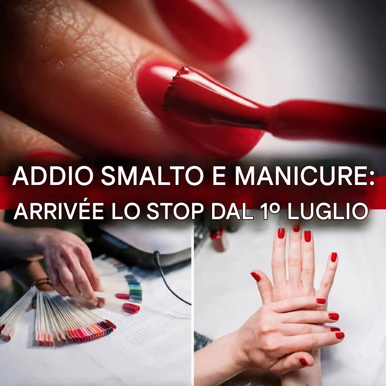 L'interdiction entre en vigueur : adieu aux manucures en gel et semi-permanentes (1/2)